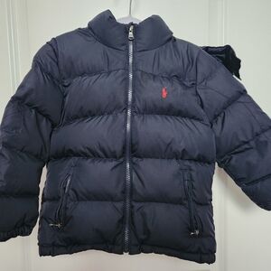 Ralph Lauren Kids Navy Puffer Jacket